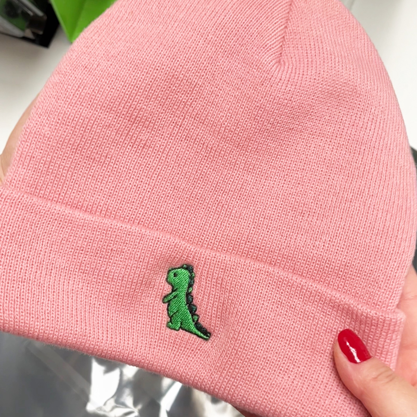 pink dino