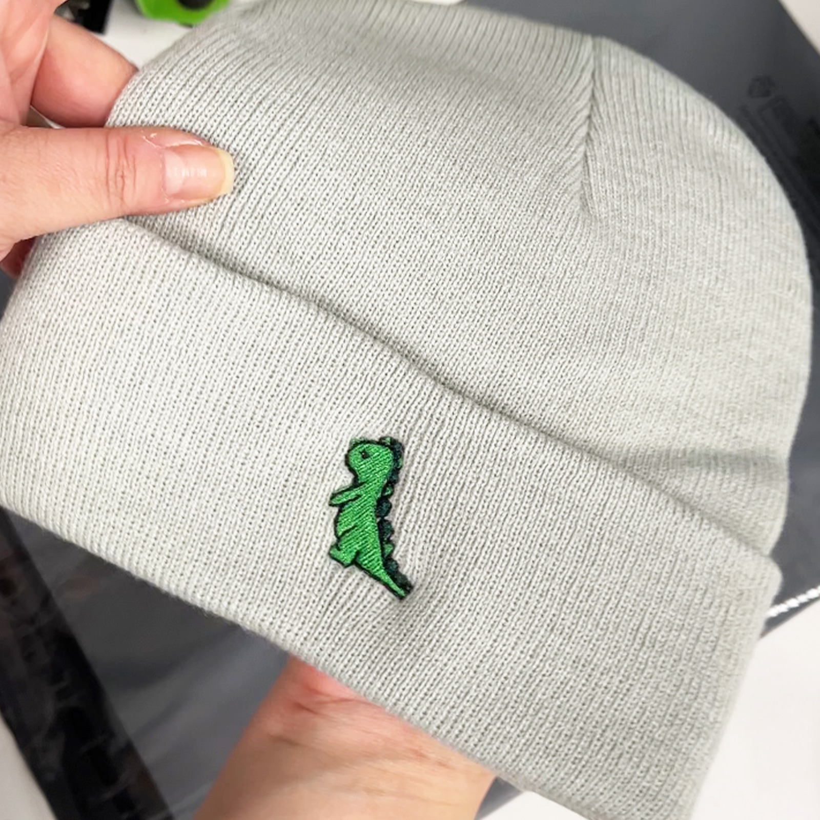 grey dino