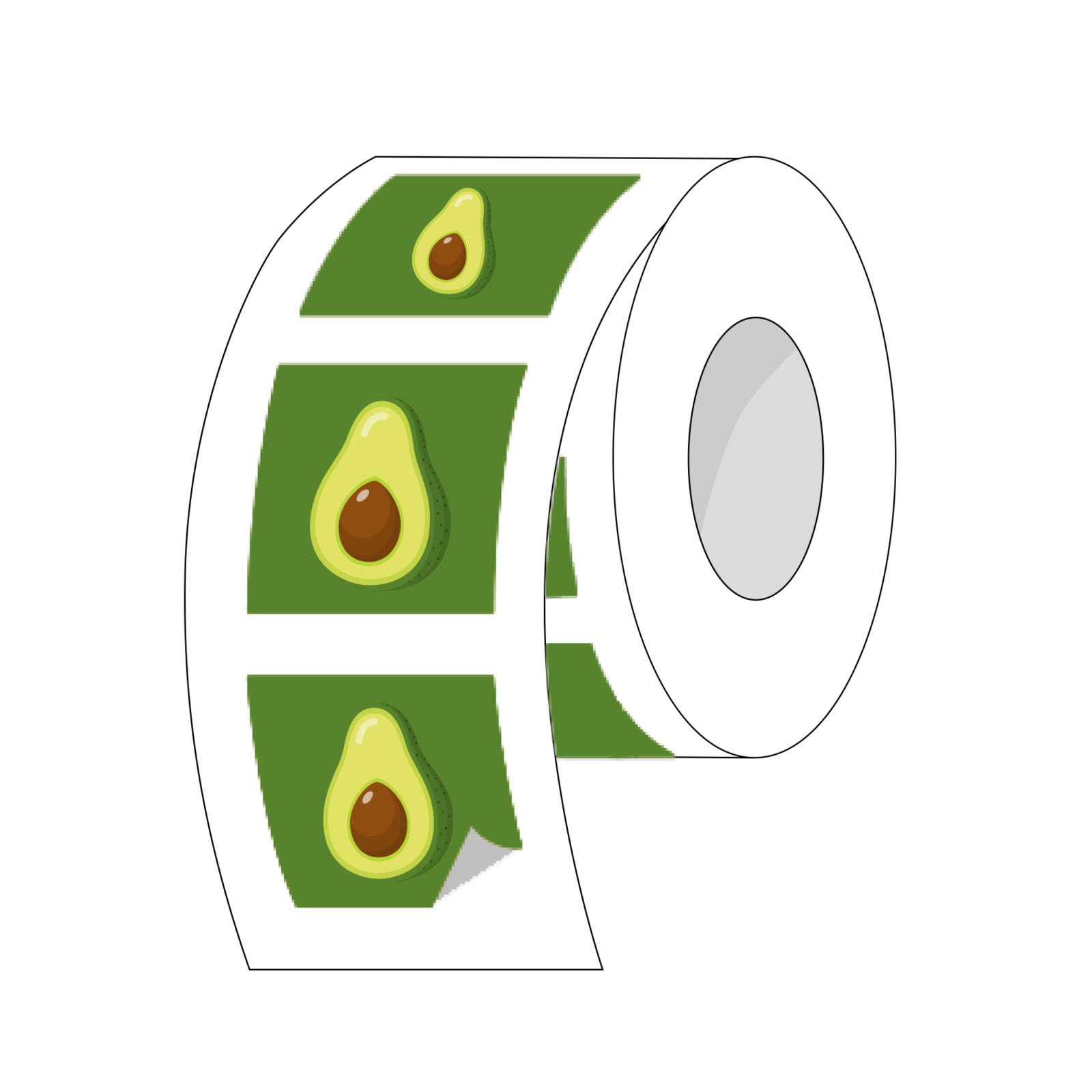 square-roll-label